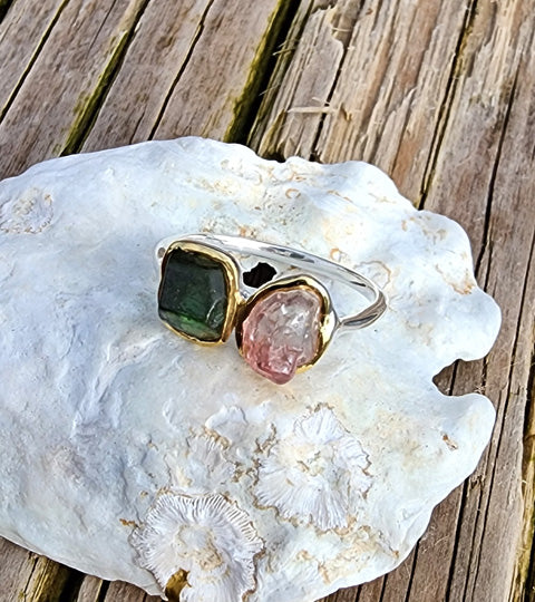 Pink and Green Tourmaline