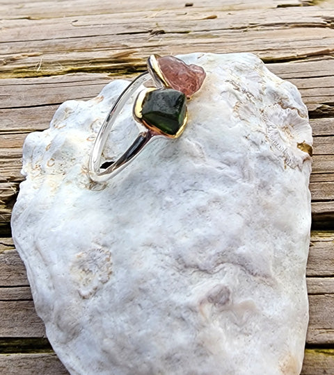 Pink and Green Tourmaline