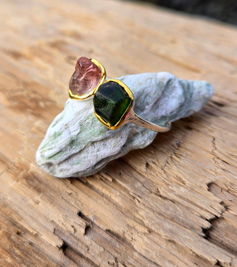 Pink and Green Tourmaline