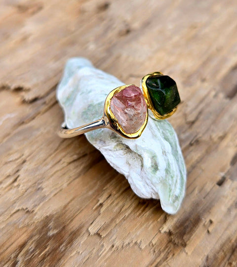 Pink and Green Tourmaline