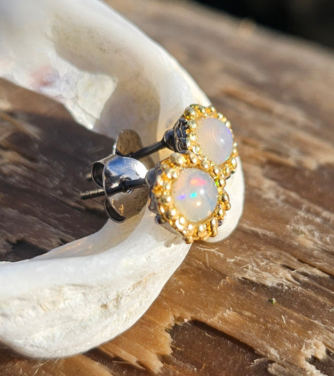 Precious Opal Earrings