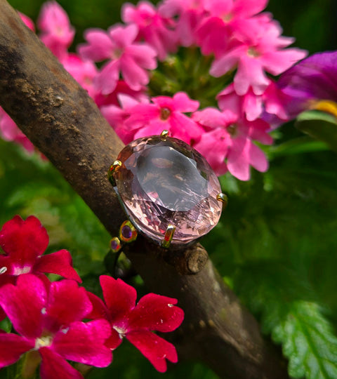 Purple and Gold Blooms