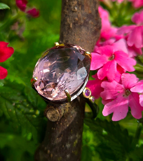 Purple and Gold Blooms