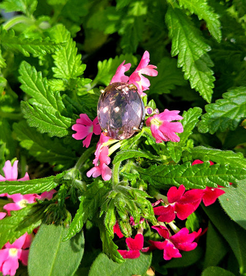 Purple and Gold Blooms