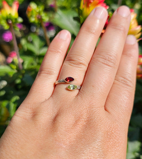 Garnet and Peridot