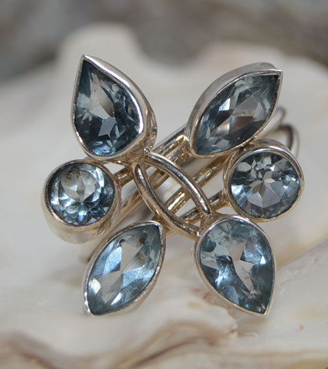 Blue Topaz Flower
