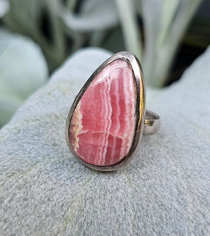 Rhodochrosite Ring