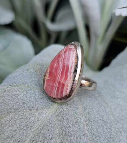 Rhodochrosite Ring