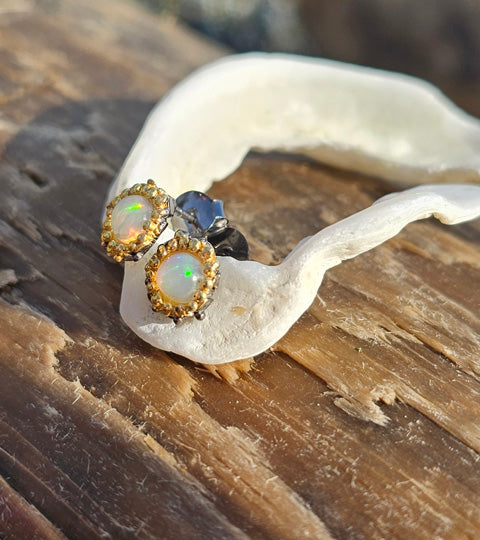 Precious Opal Earrings