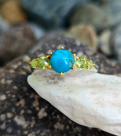 Turquoise and Peridot