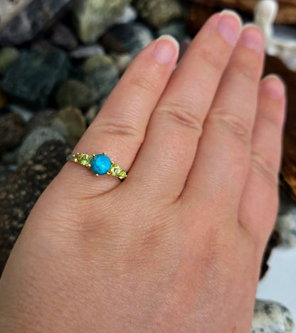 Turquoise and Peridot