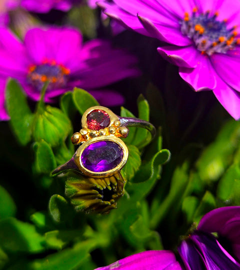 Amethyst and Tourmaline