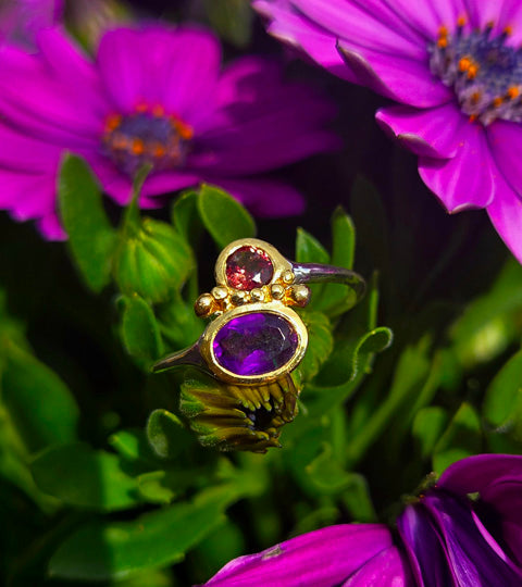 Amethyst and Tourmaline