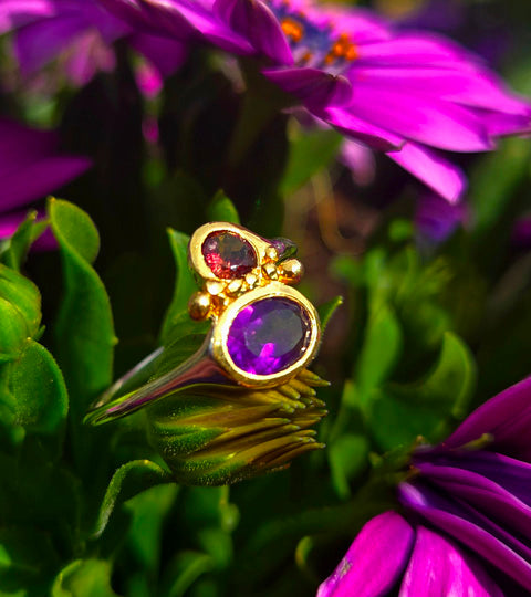 Amethyst and Tourmaline